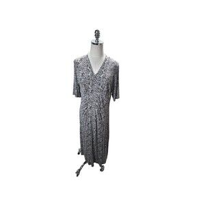 Travel Smith Dress Women's Size Medium Brown Floral
